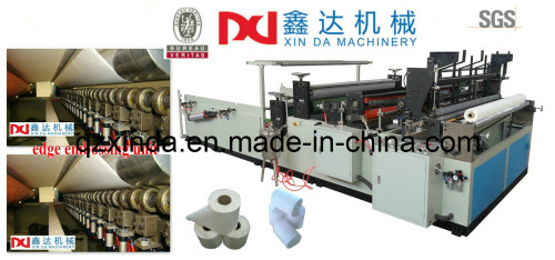 Automatic Toilet Paper Roll Edge & Full Embossing Machine