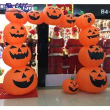 Halloween Pumpkin Head Archway Inflatables for Outdoor Event Decor