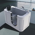 Begehbare Whirlpool-Badewanne mit angetriebenem FastDrain