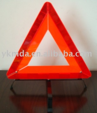 Reflective triangle,warning triangle,safety triangle,roadway safety product,emergency warning triangle