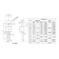 Latching Current 4A 600V BT136-600D Triac