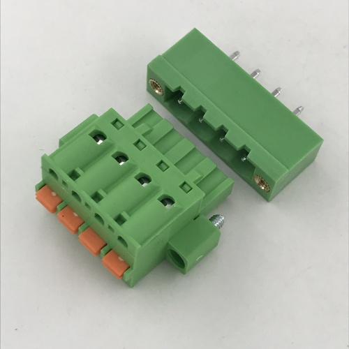 Push in Botton Pluggable Terminal Block