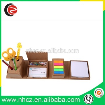 Recycle Cardboard cover magical cube memo holder/functional note pad cubes