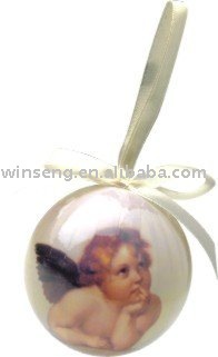 Polyfoam Angel Christmas Ball Ornament Decoration