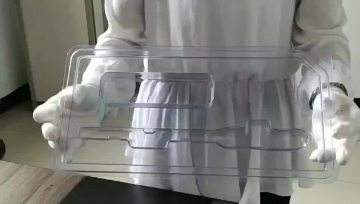 Ear thermometer paper and plastic medical packaging box