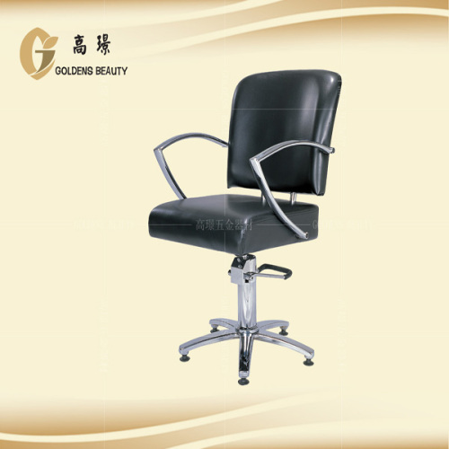 PVC leather zebra salon chair with footstep