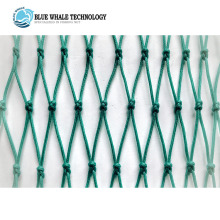 HDPE braided knotted trawl fishing net