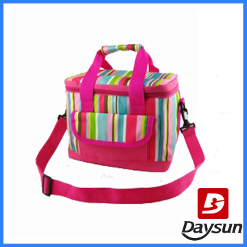 coloful picnic lunch cooler bag