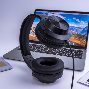 Auriculares de música estéreo portátil de 3.5 mm con micrófono para PC móvil