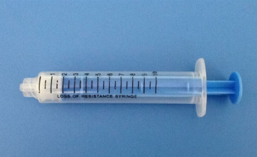 Disposable Surgical CE & ISO Approved Loss of Resistance Syringe