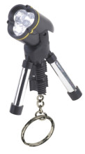 LED 3*AG13 mini shape plastic tripod keychain lamp