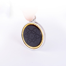 Japanese Technology Quantum Pendant: New Scalar Science Energy Lava Stone