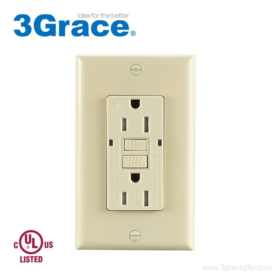 UL Listed Tamper Resistant GFCI Outlet