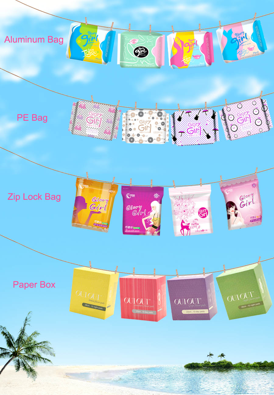 All sizes sanitary pads b grade export to kenya