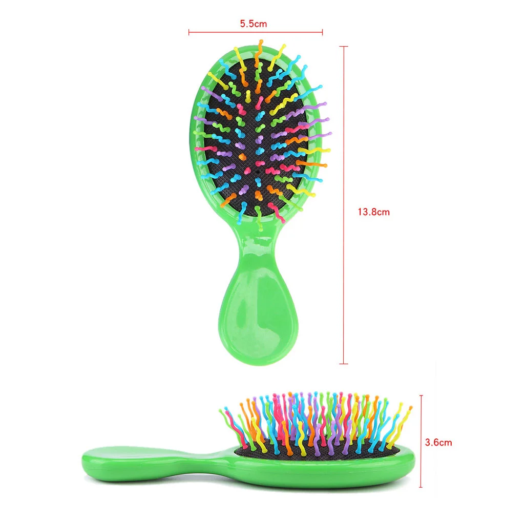 Mini Air Cushion Rainbow Hair Comb/Hair Brush for Kids Children