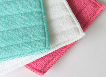 Microfibre cloth cleaning sponge