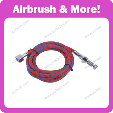 Braided Airbrush Hose with Quick Coupler & Air Valve