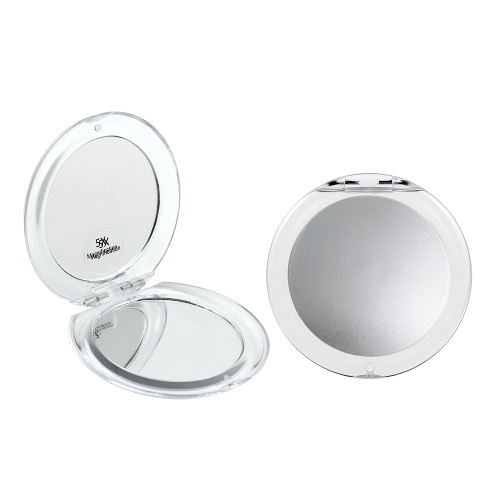 Miroir loupe double face pour sac à main