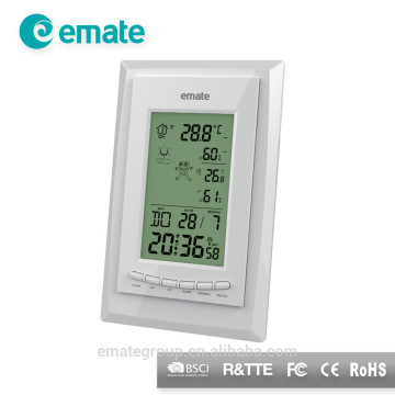 Bigscreen wireless weather station with calendar, weather forecast