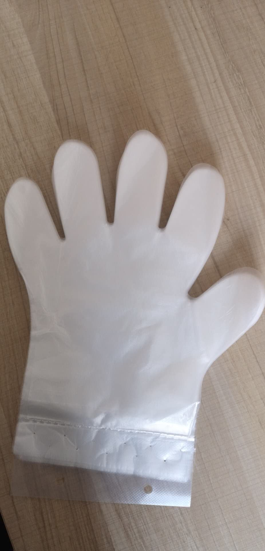 Plastic gloves