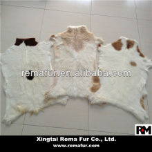 Factory wholesale raw sheep and goat skins in natural color