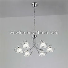 6 Lights clear crystal pendant lights for kitchen D1180-6