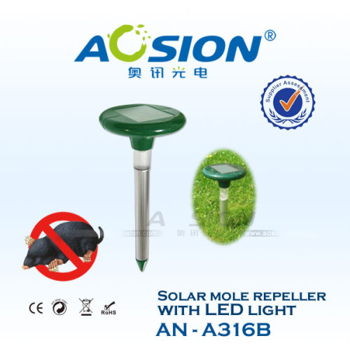 Outdoor Solar Pest Rat Mole Repeller Controller with Strobe Light