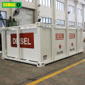 Double walled self bunded 5000L oil diesel tank