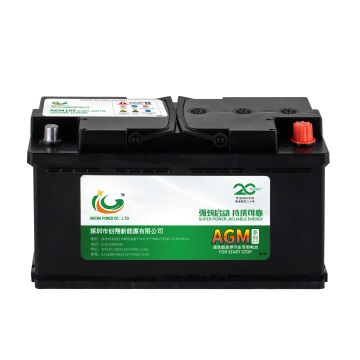 H9 L6 AGM Start Stop Battery 12V105Ah Battery