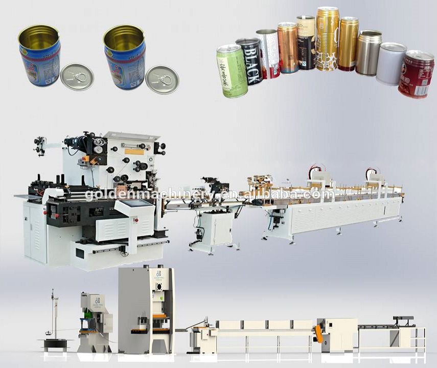 Automatic Food Beverage Tin Can Making Machine