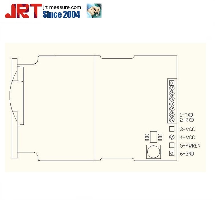 150m Industrial Ir Range Sensor Diagram