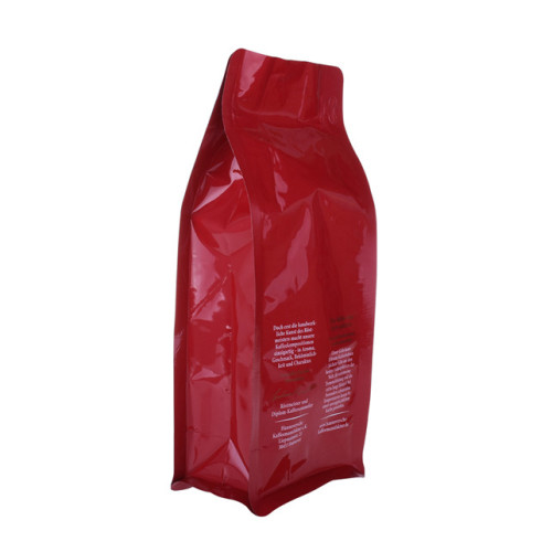 Plastic Eco-friendly 500g coffee bags with pocket zipper