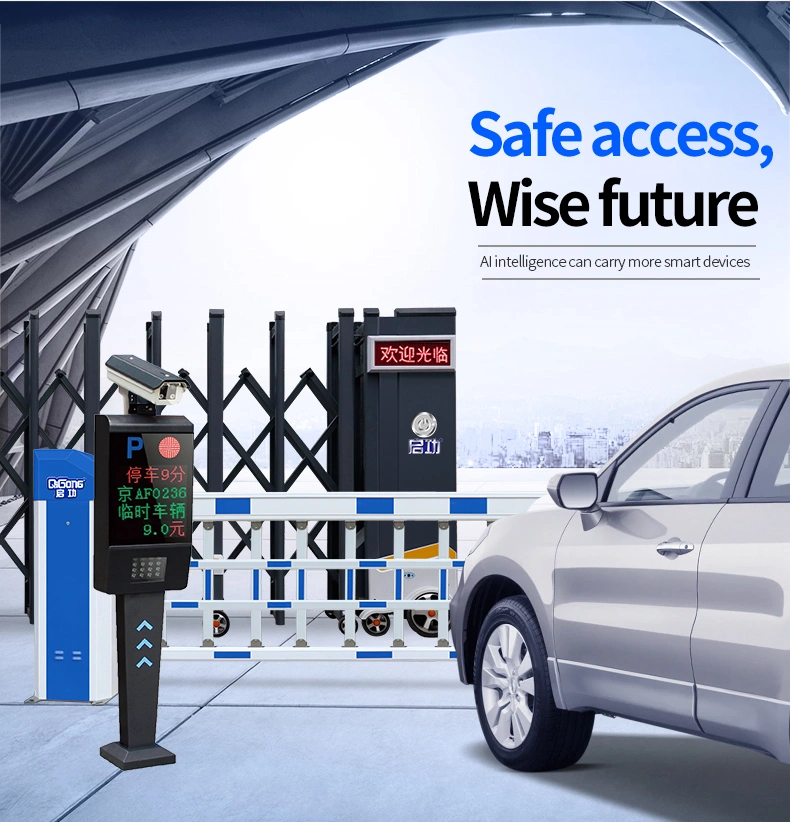 Qigong Aluminum Retractable Electric Gate Community