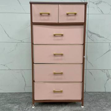 Leather unit organization drawer storage tower chest
