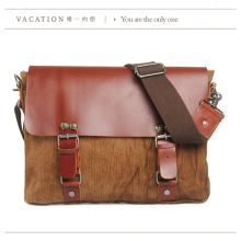 2015 canvas leather shoulder bag