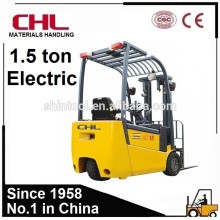 1.5 Ton Battery Operated Forklift 3 Wheel Forklift