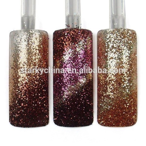 2016 Hot Fashion fine Glitter powder(brown)