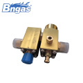 Water heater gas brass big flowrate valve assemblies