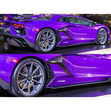 Металлический блеск фиолетовый автомобиль обертка винила