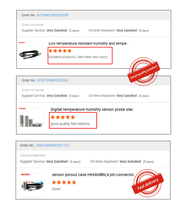 IP67 waterproof and dustyproof temperature and humidity dew point sensor  houisng used for Temperature and Humidity Meter