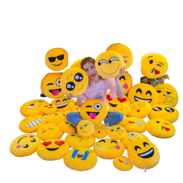 Factory Wholesale Smiling Face Plush Pillow Toy