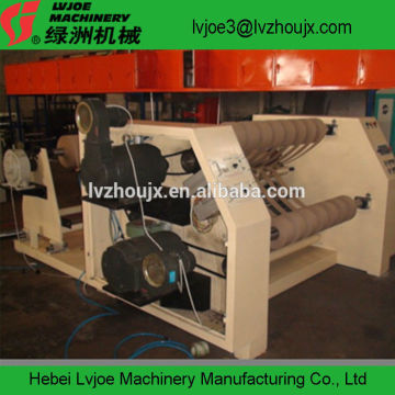 Jumbo roll paper winding and slitting machine