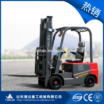 1000kg electric forklift truck with battery