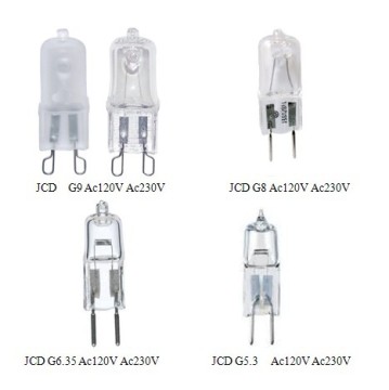 JCD AC100V-240V halogen capsule bulb tungsten lamp spotlight floodlight