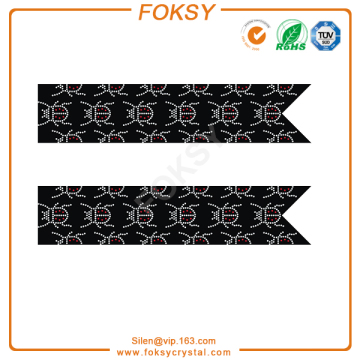 ladybug motif personalized cheer bows hotfix transfer