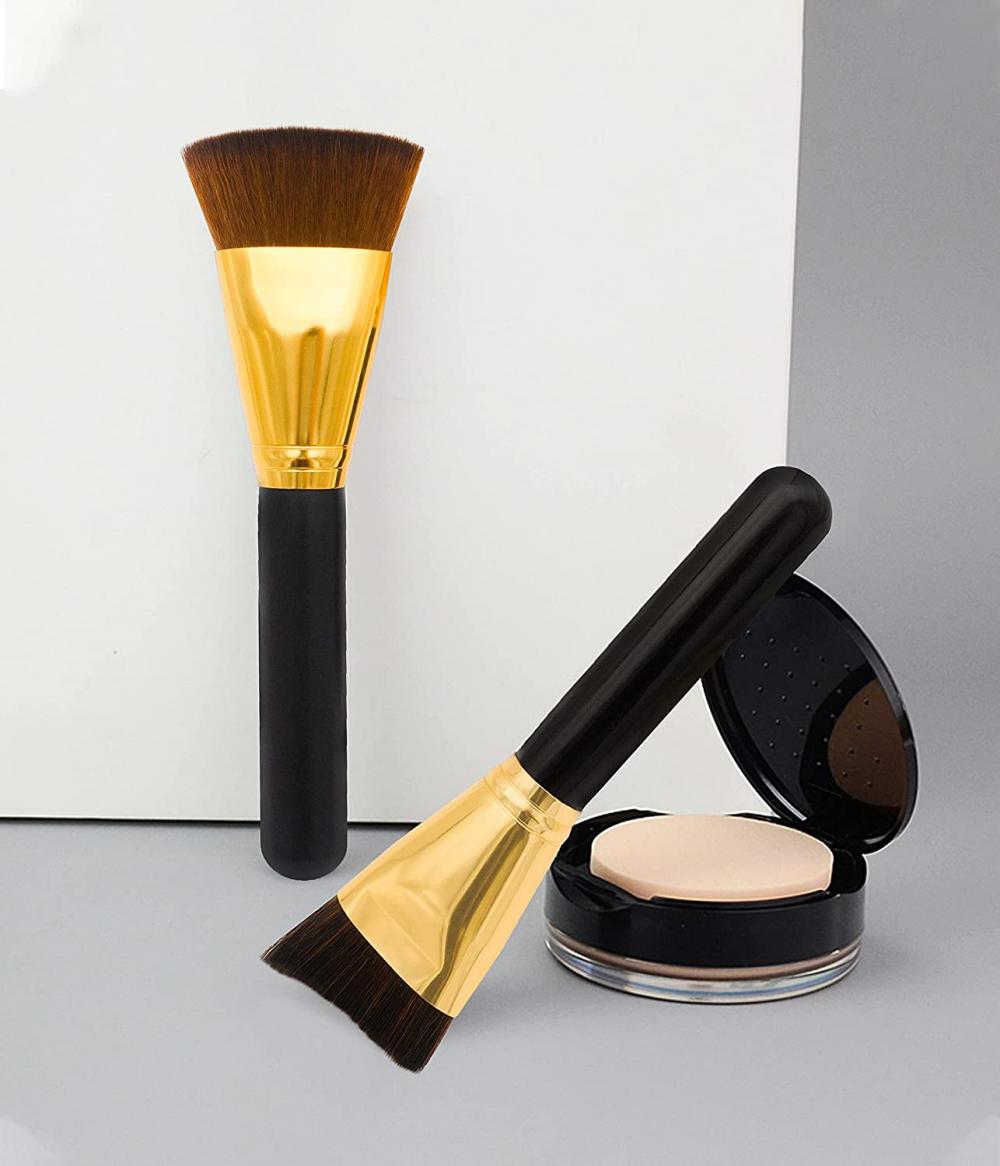 Flat Contour Cosmetic Brush Kabuki Foundation Makeup Brushes