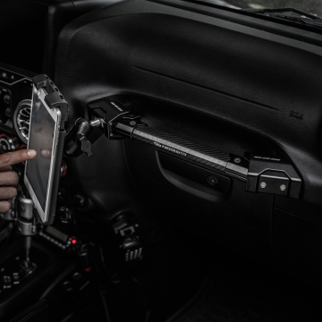 Aluminum Alloy & Carbon Fiber Co-pilot Expansion Kit for Jeep Wrangler (2007-2017 JK)