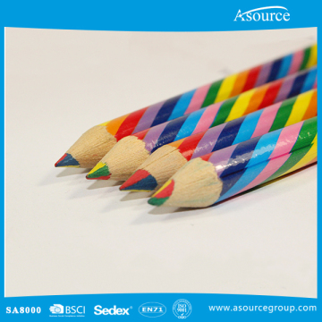 Promotion Multi-Color Lead Jumboo Rainbow Color Pencil