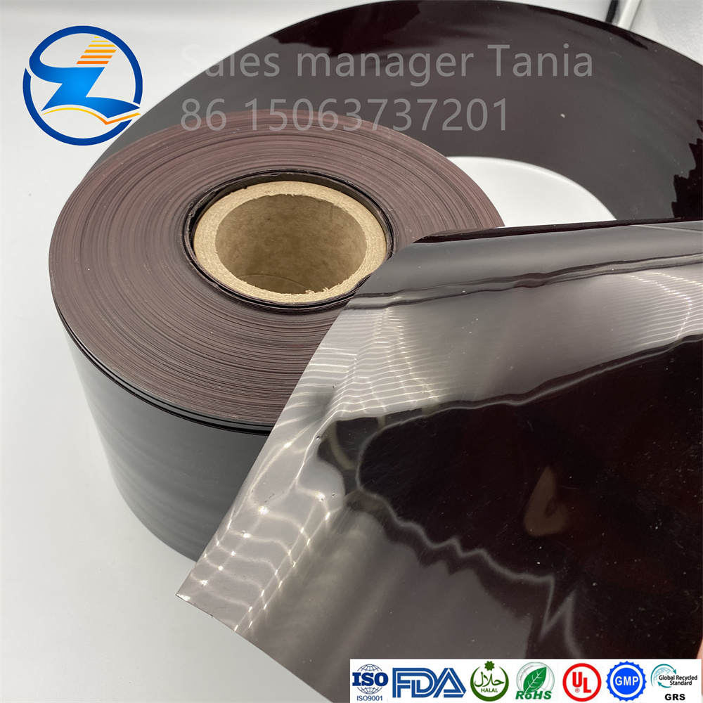 Brown Opaque Pharmaceutical Pvc Film 1 Jpg