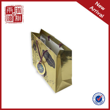 Custom packing products gift christmas bag art paper bag